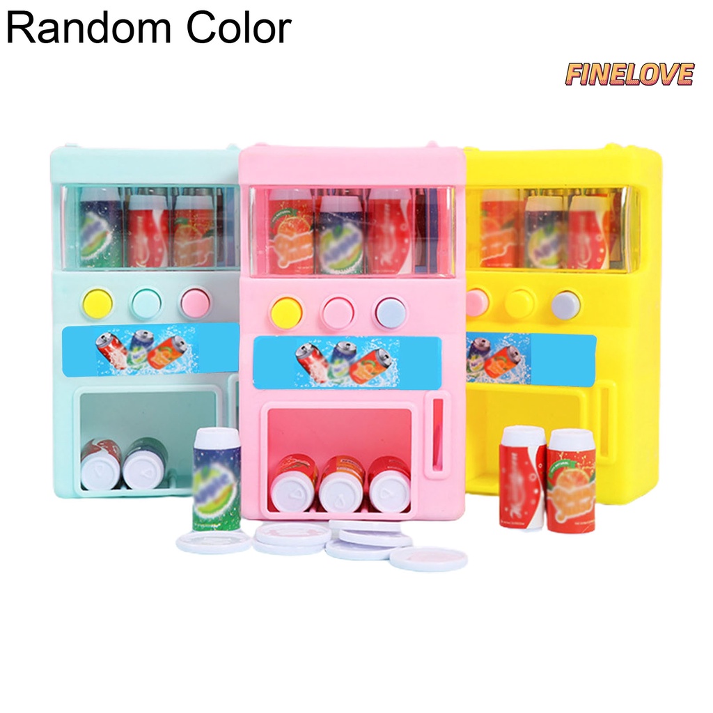 Bộ Đồ Chơi Máy Vending Machine Kèm Đồng Xu Giáo Dục Sớm Cho Bé