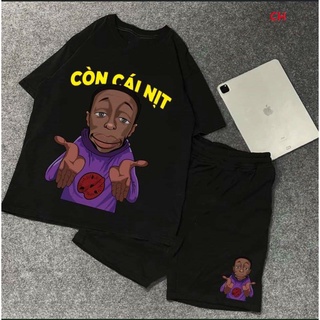 Sét áo thun CÒN CÁI NỊT và quần sooc hottrend