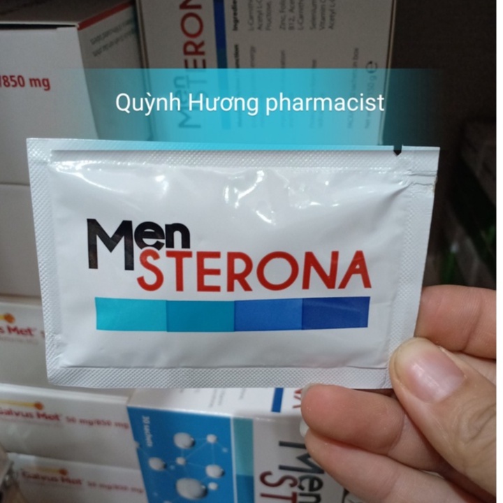( CHÍNH HÃNG ) MEN STERONA hộp 30 gói hỗ trợ sức khỏe nam giới