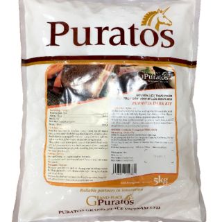 Bột bánh mỳ đen Puravita dark rye lẻ 500g