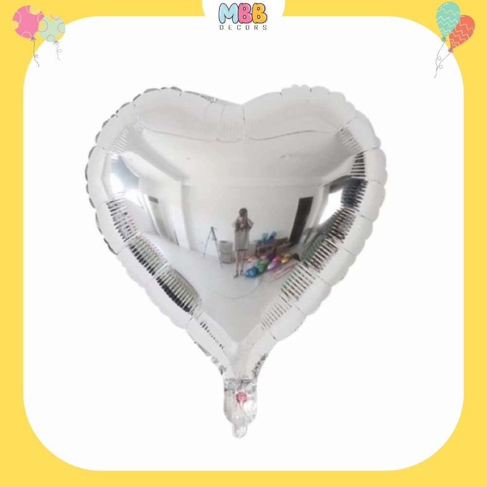[TPHCM - TẶNG ỐNG THỔI] Bong Bóng Ngôi Sao Trái Tim Size To 45cm Nhiều Màu, Trang Trí Sinh Nhật, Đám Cưới, Valentine