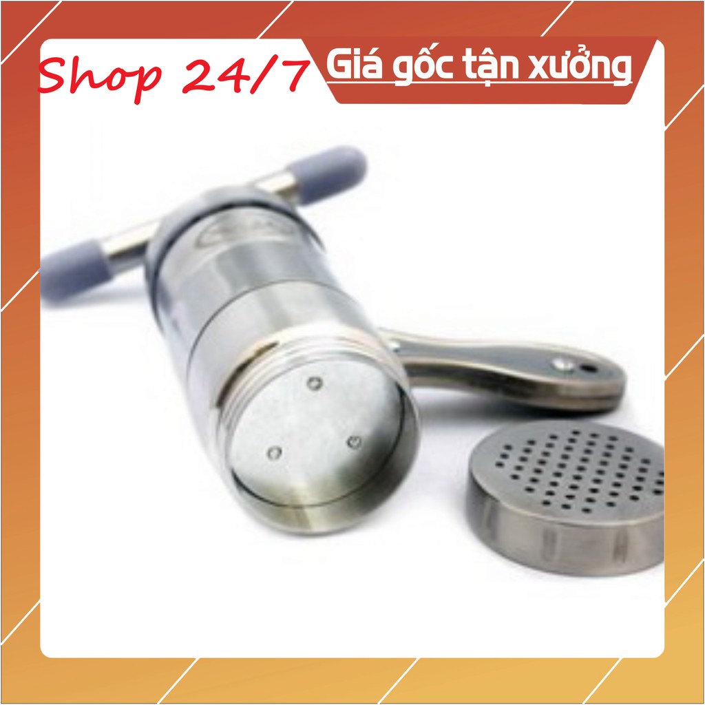 Máy Làm Bún, Mỳ Tươi Tại Nhà Bằng Inox, Tặng Kèm Bộ 5 Size Bún - Shop 24/7