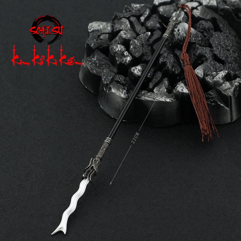 Mô hình Trượng Bát Xà Mâu 22CM, 30CM - Trương Phi - Tam Quốc Diễn Nghĩa