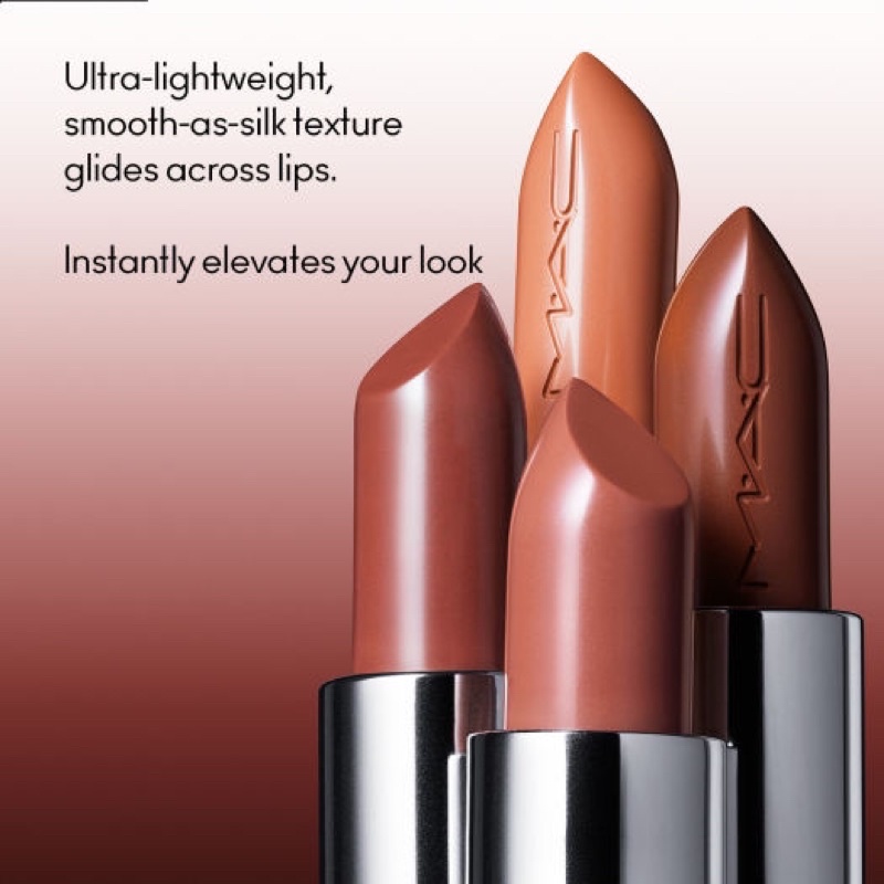 Son MAC Lustreglass Lipstick bản mới 2021 - màu 508, 524, 540, 543, 544, 545, 549, 551, 552, 555, 557