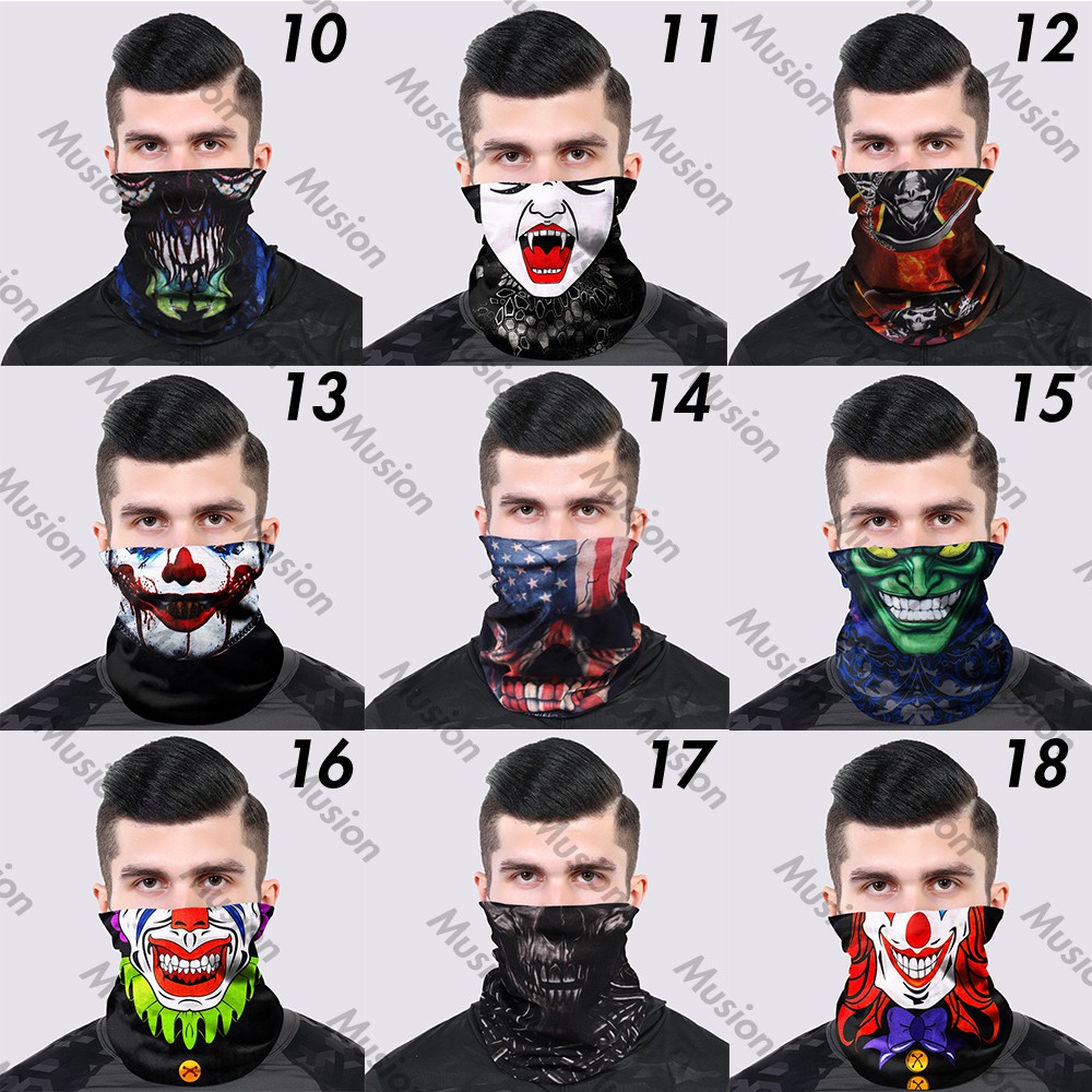 Mặt nạ đi phượt chống bụi/tia UV thấm hút mồ hôi đa năng tiện dụng cá tính