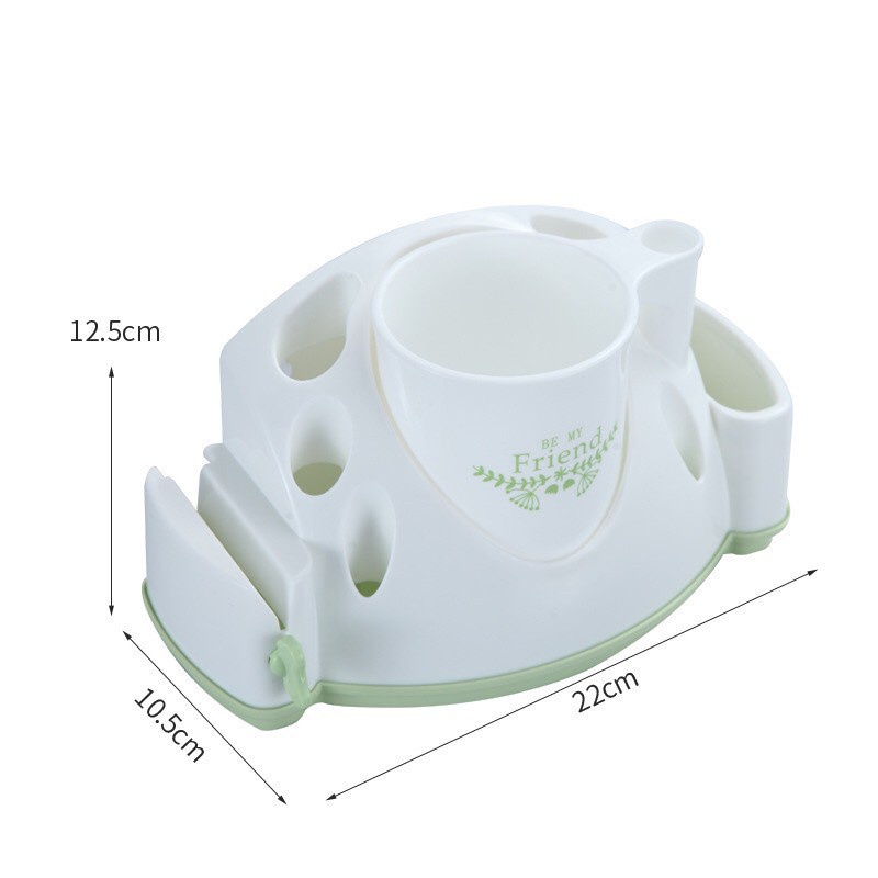 Đế Cắm Bàn Chải Tự Nặn Kem ĐR Kèm Ca Tiện Dụng  ❖ĐẾ CÀNG CUA❖