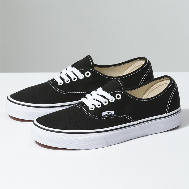 Giày Sneaker Unisex Vans Authentic Black White - VN000EE3BLK