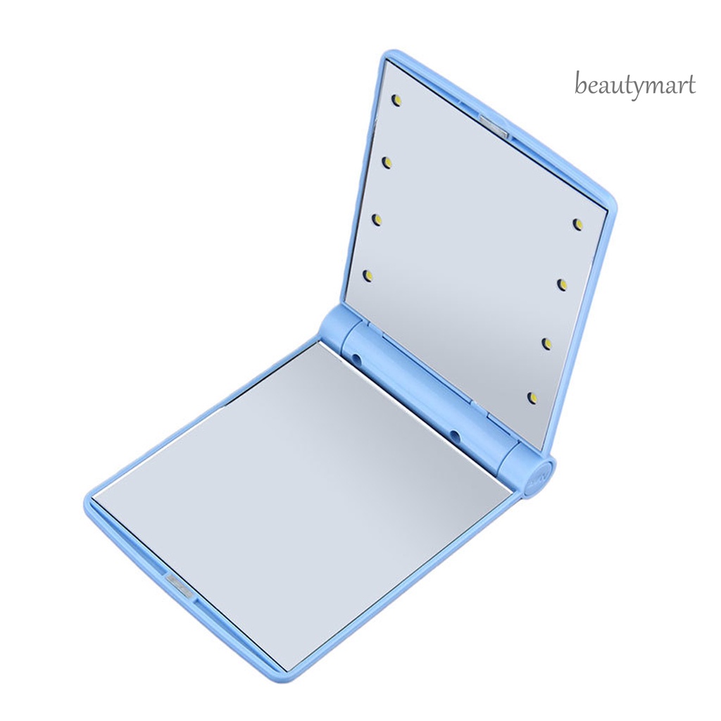 Gương Trang Điểm Để Bàn 8 Bóng Led Có Thể Gấp Gọn Tiện Dụng