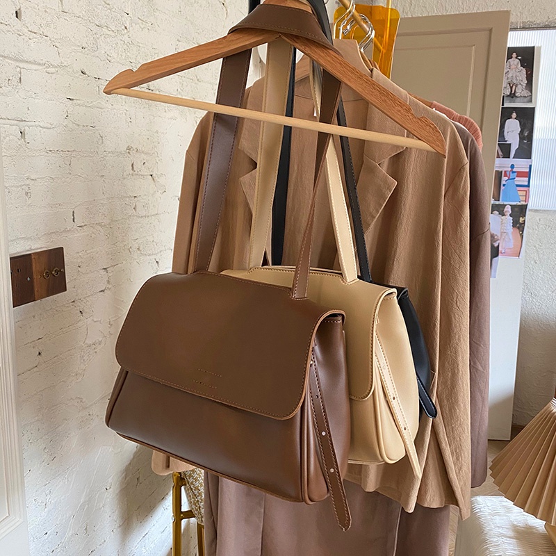Túi đeo chéo hộp da vintage size nhỏ phong cách cổ điển dễ phối đồ