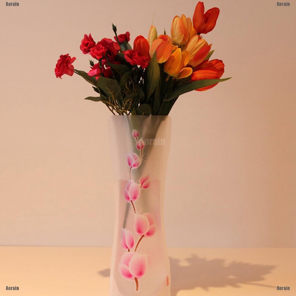 Bộ 10 Lọ Hoa Bằng Nhựa Nhiều Màu Sắc