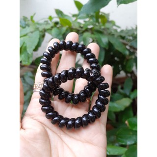 Combo 20 dây cột tóc lò xo màu đen (loại to 5cm)