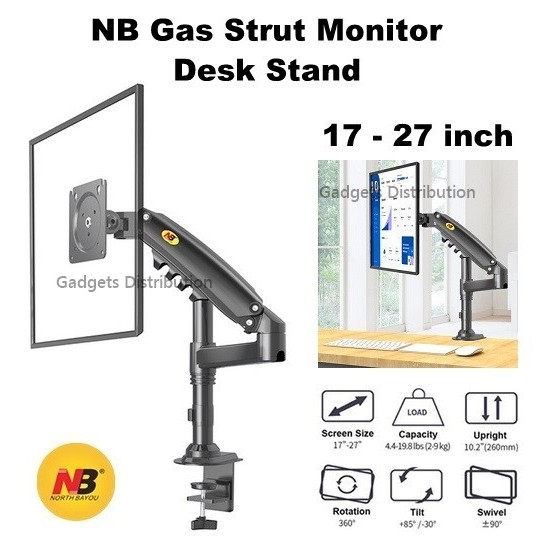 Rẻ Nhất Giá đỡ màn hình máy tính NB H80 17 - 27 Inch xoay 360 độ chính hãng North bayou bản mới nhất