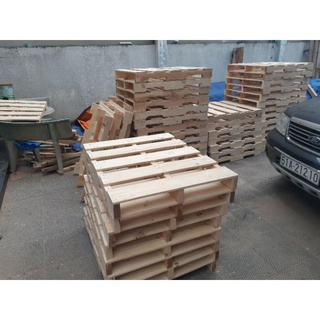 Giường Pallet Gỗ Thông Mới 1m8 x 2m