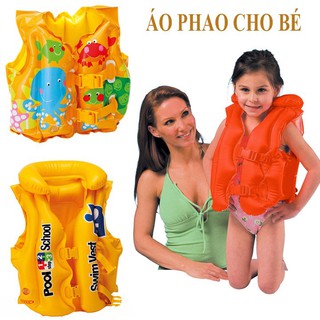 Áo phao cứu hộ áo phao tập bơi cho trẻ em  loại dày đẹp
