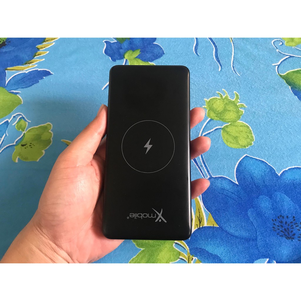 Pin sạc dự phòng Xmobile PJ JP151 có sạc không dây 5W.