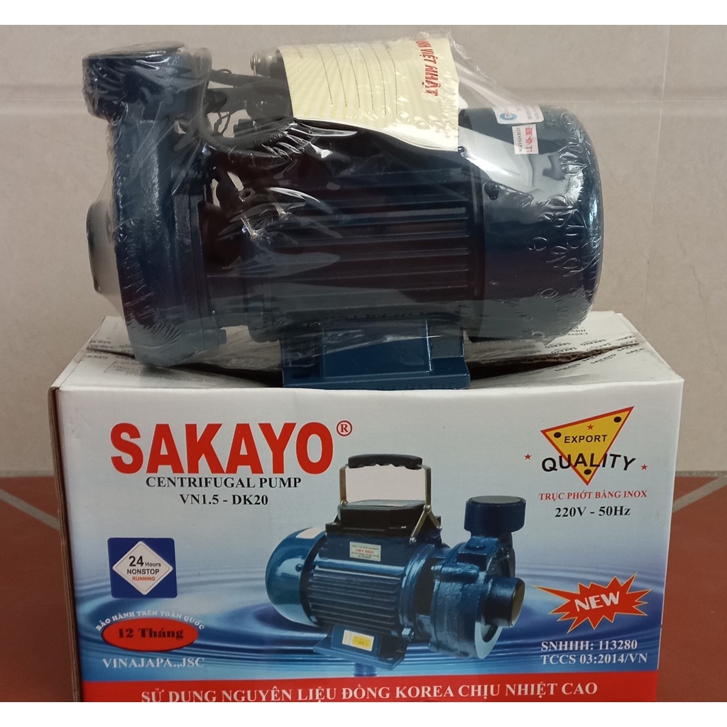 Máy bơm cá sấu sakayo, máy bơm nước đầu bằng 370/750w