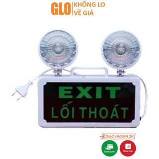 Đèn Sự Cố Khẩn Cấp Chiếu Sáng Kết Hợp Biển Chỉ Dẫn Thoát Nạn Exit