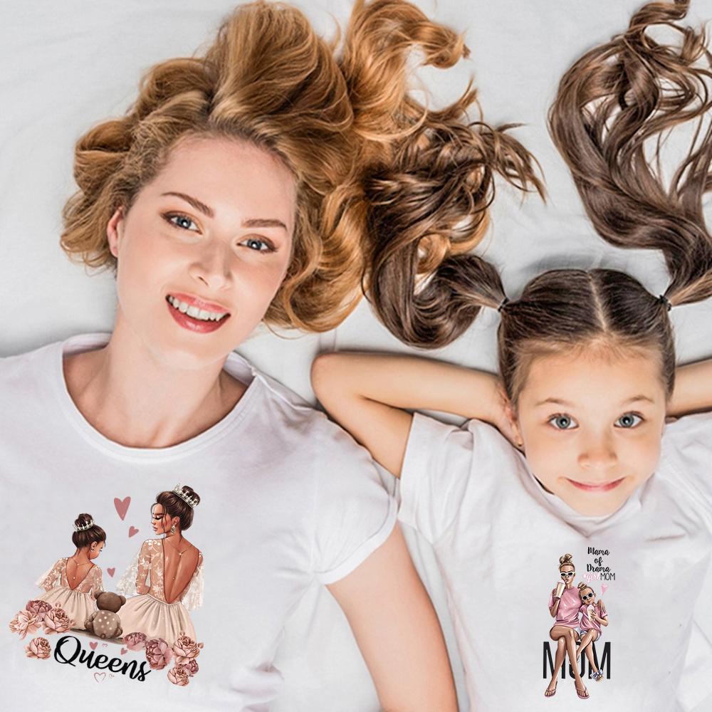 Miếng Dán Ủi Quần Áo Thủ Công Họa Tiết Chữ Mom &amp; Dad