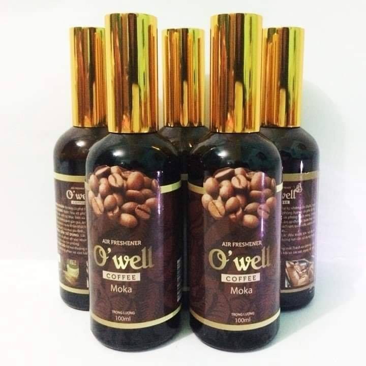 Xịt mùi hương cà phê owell