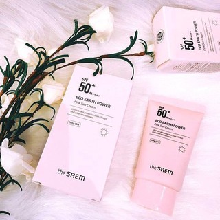 [Chính hãng] Kem Chống Nắng The saem Eco Earth Power Pink Sun Cream SPF 50 / PA++++