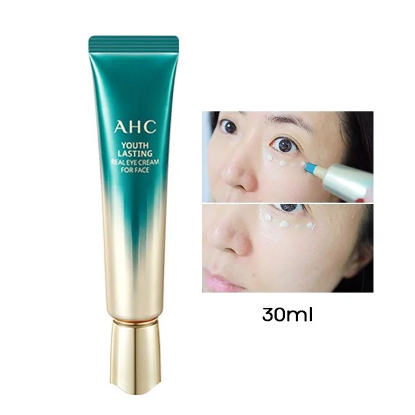 Kem dưỡng mắt AHC Time Rewind Real Eye Cream For Face / AHC Premier Ampoule In Eye Cream Anti-Anging