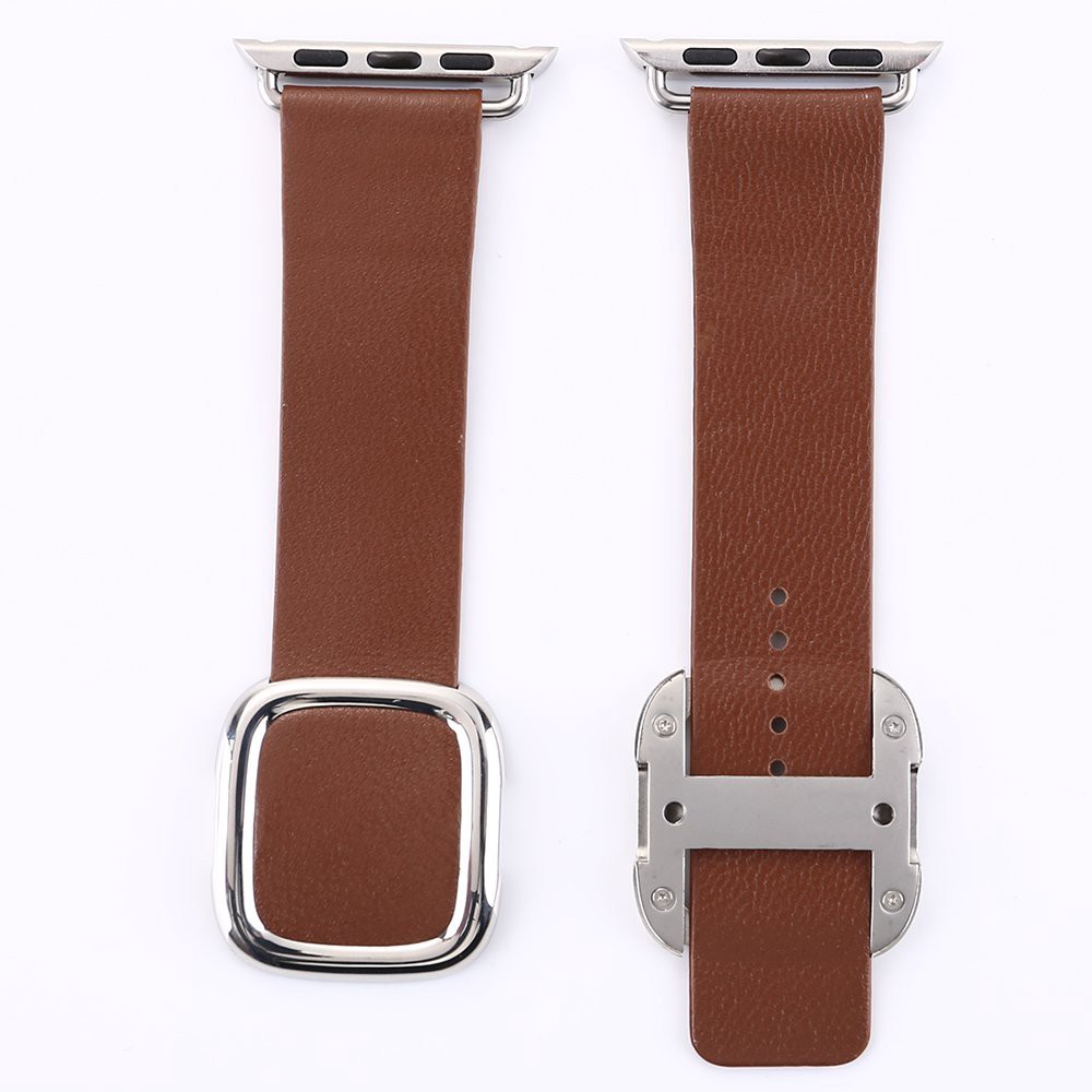 【Apple Watch Strap】 Dây đeo bằng da thật cho đồng hồ Apple Watch Series 1 / 2 / 3 / 4 / 5 / 6 / se( 38mm / 42mm 40mm 44mm)