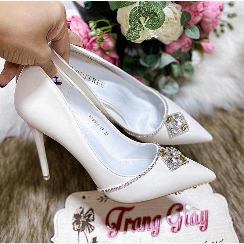 GIÀY THIẾT KẾ MŨI ĐÁ VUÔNG CAO CẤP