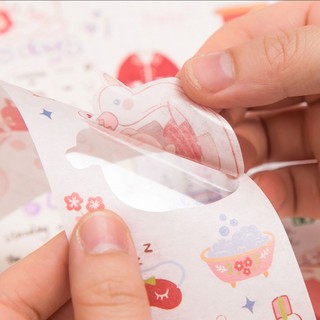 Sticker Dây Hình Cô Gái Dễ Thương