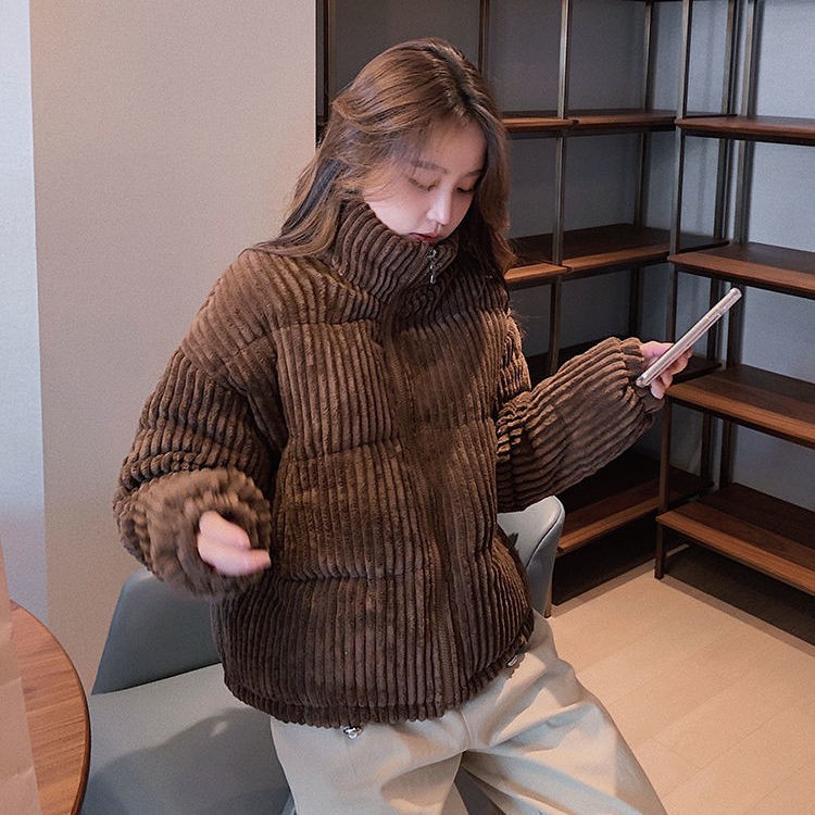 Áo Phao Nhung / Áo Khoác Phao / Áo Nhung / Áo Khoác Không Mũ / Freeship | BigBuy360 - bigbuy360.vn