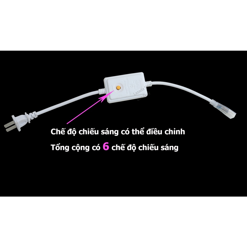 Cuộn Led Quấn Cây 2835 Hiệu Ứng Chạy Đuổi Đèn nháy đuổi đẹp mắt