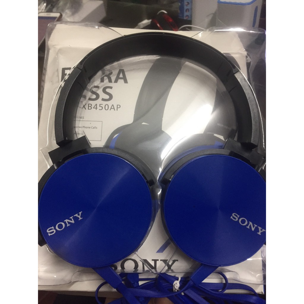 Tai Nghe Chụp Tai Sony ExtraBass MDR-XB450AP - Hàng Chính Hãng