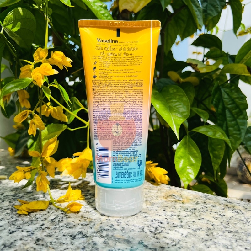 [Ship Nhanh] Sữa Dưỡng Thể Chống Nắng MÁT LẠNH Vaseline Healthy Bright Daily Sun Refreshing Serum SPF 50 200ml