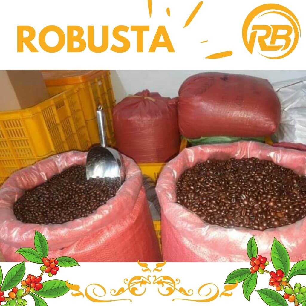Cafe rang xay nguyên chất, cafe robusta tẩm bơ 500g
