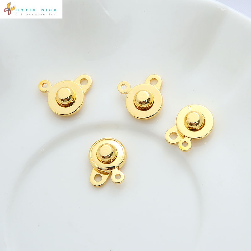 Hạt Ngọc Trai Đồng 14K Màu Vàng Đồng Làm Vòng Cổ Thủ Công diy