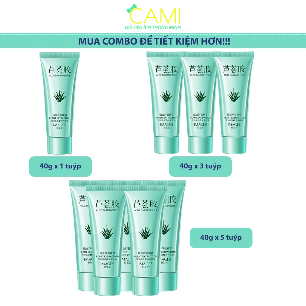 Gel nha đam cấp ẩm nhanh làm dịu da cháy nắng - Cami phân phối chính hãng - MP004