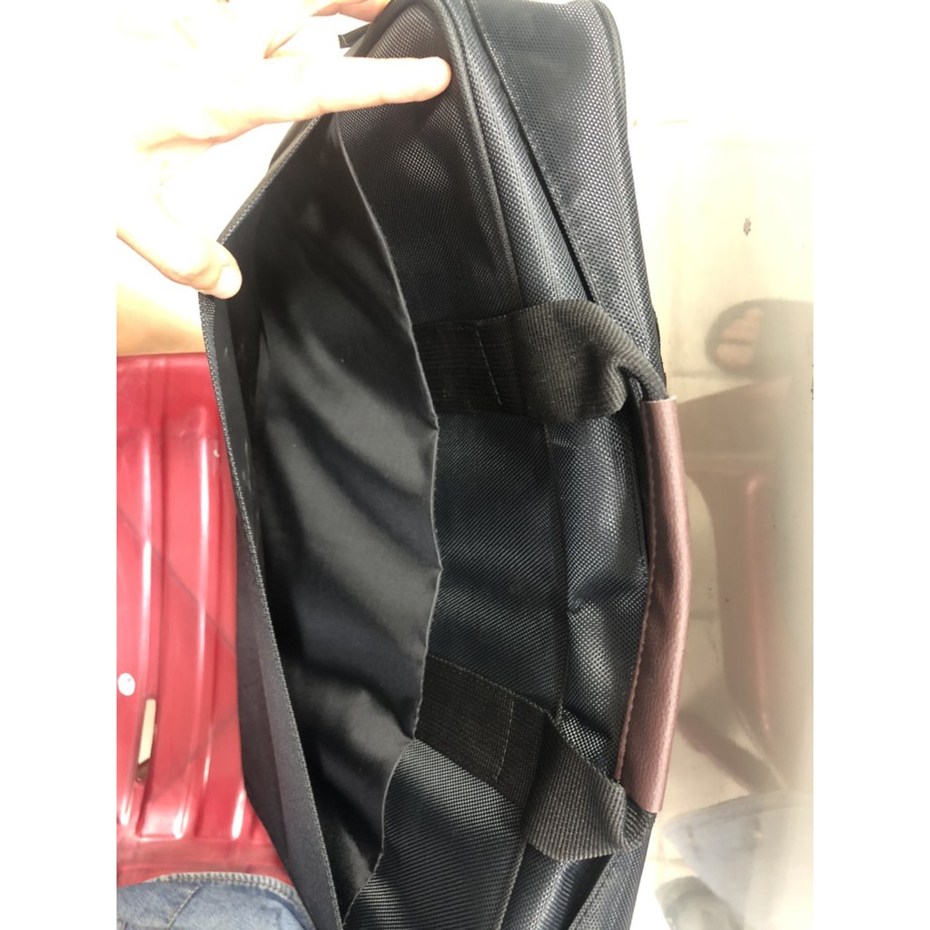 CẶP LAPTOP LOẠI TỐT VIỀN NÂU _  Cặp Laptop 13->15.6 inch Các Hiệu. Chất Đẹp Dày Dặn- Thích Hợp Cho Dân Văn Phòng