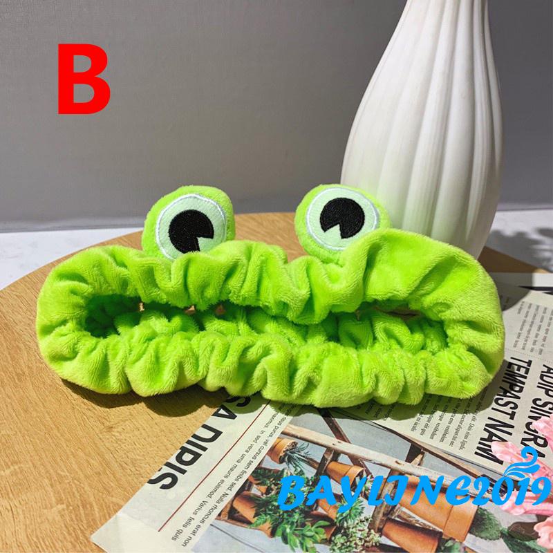 BAY-Băng đô cài tóc hình mắt ếch phong cách động vật sáng tạo đa ứng dụng cho spa/yoga làm đẹp da