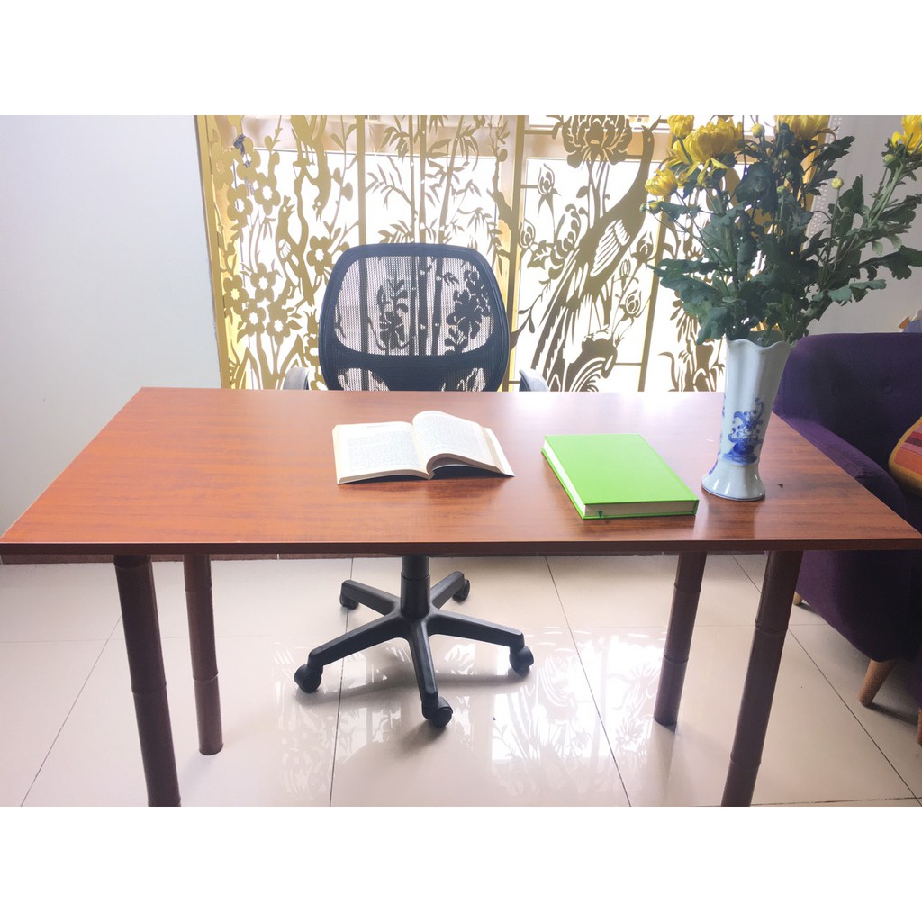 Bàn gỗ đa năng [SỈ=LẺ BẢO HÀNH 3 NĂM ], bàn học, bàn làm việc gỗ mdf cao cấp 100x60cm kèm Ảnh thật + Video | BigBuy360 - bigbuy360.vn