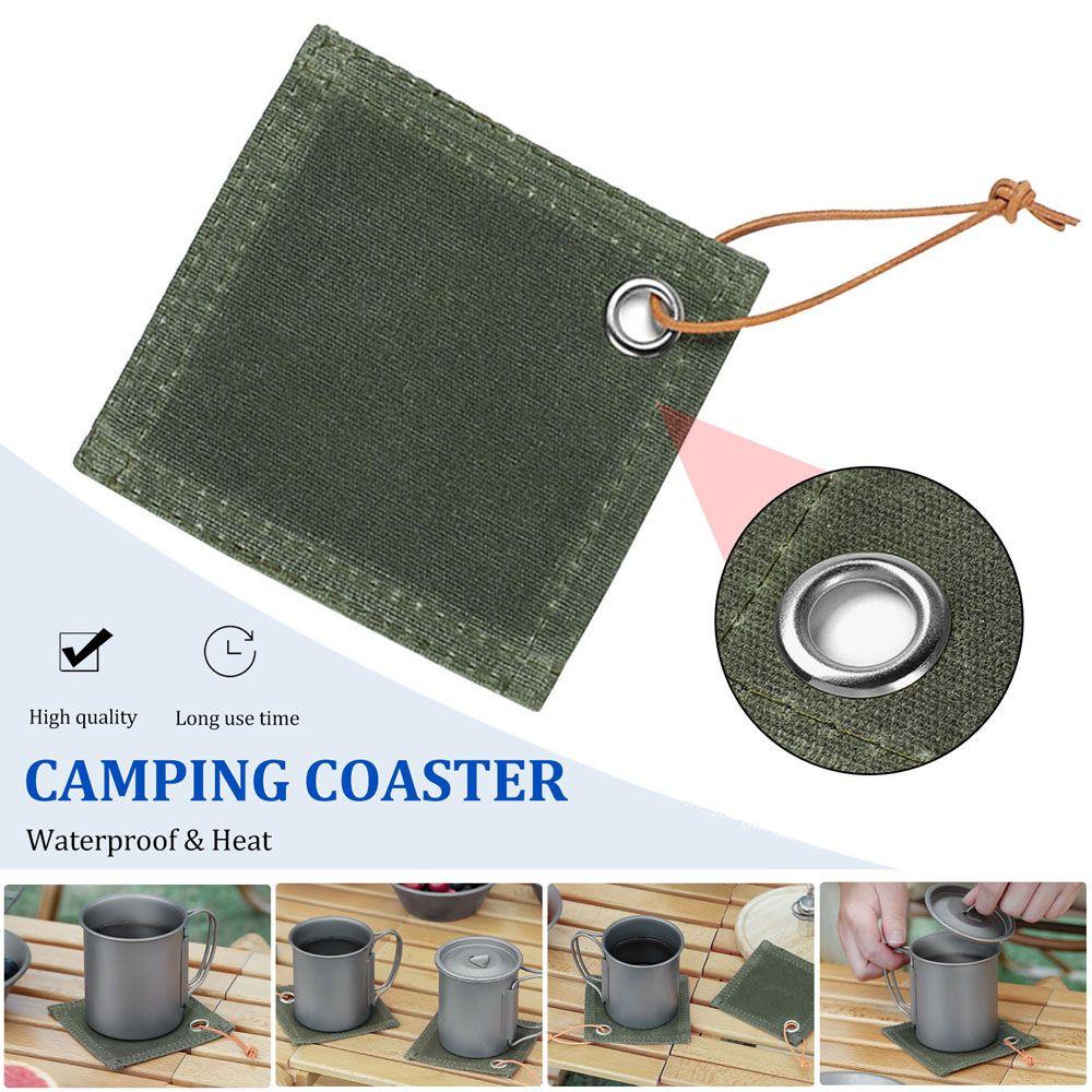 Giá Đỡ Cốc Nước Bằng Vải Bạt Cách Nhiệt Chống Trượt Chống Nước Đa Ứng Dụng Cho Hoạt Động Ngoài Trời