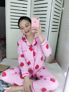 Bộ pizama kate thái