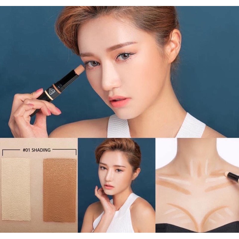 Thỏi Tạo Khối 2 Đầu 3CE DUO CONTOUR STICK 01 02[Chính Hãng] | BigBuy360 - bigbuy360.vn