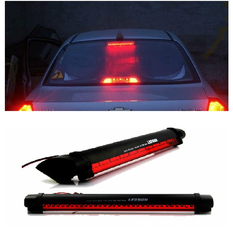 Đèn led stop thắng phanh dán kính sau xe ô tô đủ loại kích thước