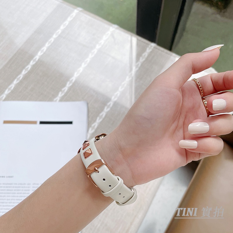 Dây đeo bằng da thật cho đồng hồ thông minh Apple Watch Series IWatch 7 / 6 / 5 / 4 / 3 /SE 44mm / 40mm / 42mm / 38mm /41mm / 45mm
