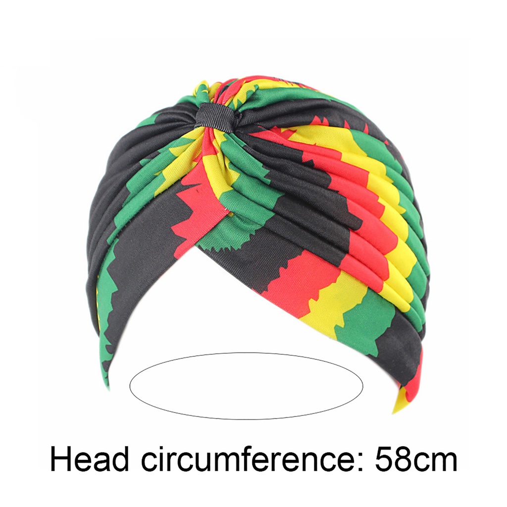Mũ turban polyester In Họa Tiết Màu Sắc Thời Trang Cho Nữ