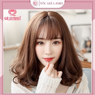 Tóc giả nữ cả đầu ❤️FREESHIP❤️ Tóc giả nguyên đầu xoăn 25cm