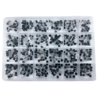 Bộ 480 Linh Kiện Bán Dẫn To-92 24value S9012 S9013 S9014 S9015 S8050 S8550 2n2222 2n3904 2n3906 Bc547