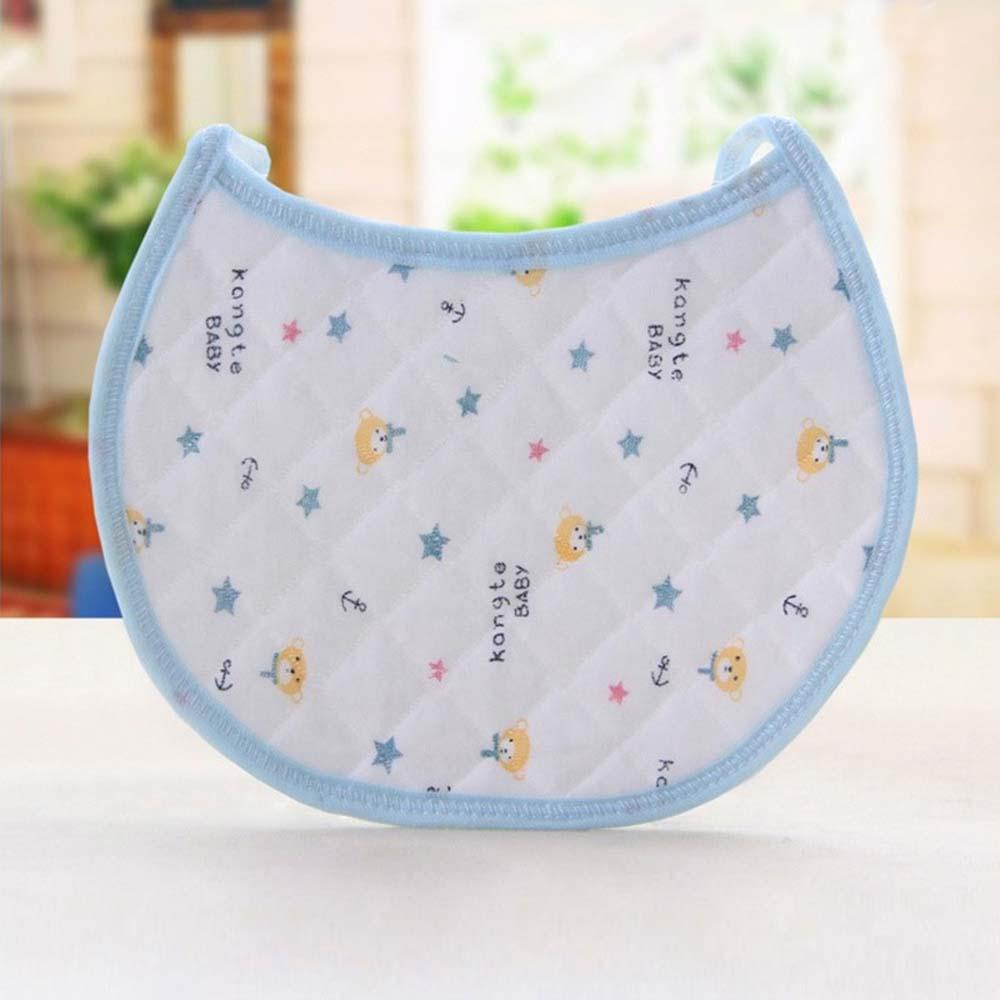 JARRED Yếm Ăn Tròn Họa Tiết Hoạt Hình Dễ Thương Cho Bé Sơ Sinh