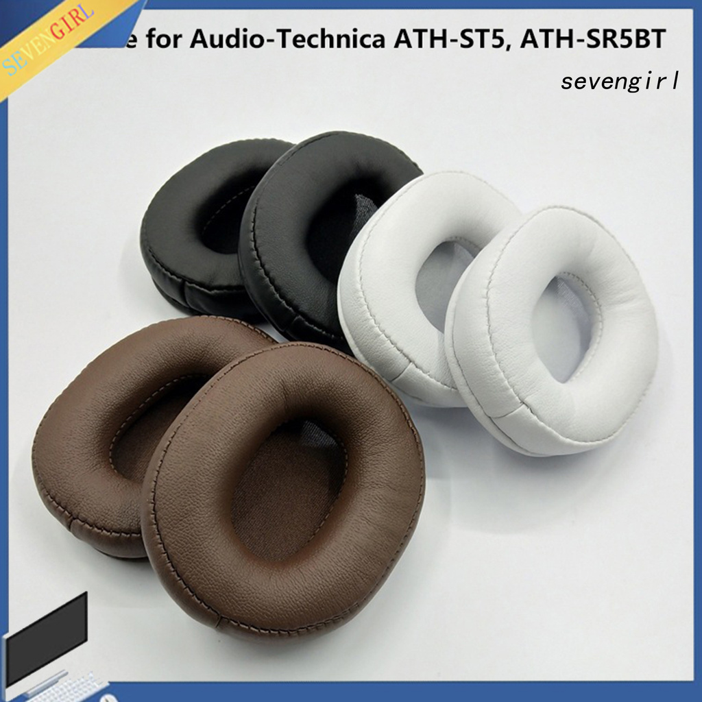 Miếng Đệm Tai Nghe Bằng Da Cho Audio Technica Ath-Sr5 Ath-Sr5Bt