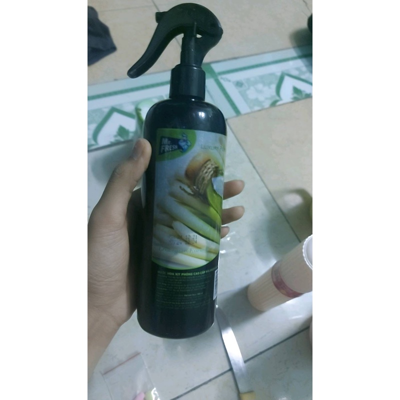 Nước hoa xịt phòng mr fresh 500ml Paris by night - Xịt thơm phòng ngủ khử mùi hương nước hoa cao cấp