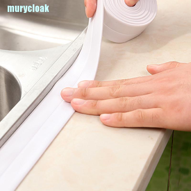 Băng Keo Pvc Tự Dính Dán Viền Gốm / Góc Tường / Bồn Rửa Chén